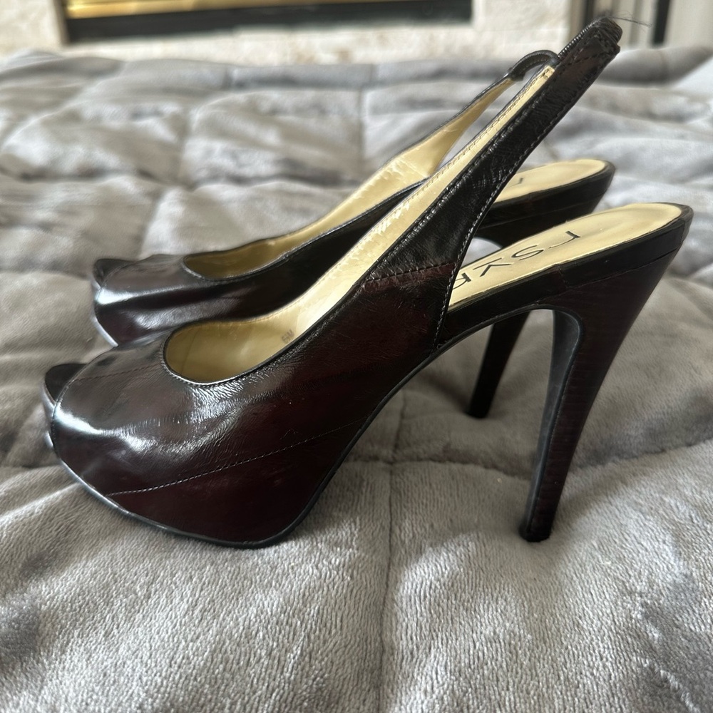 RSVP Black Slingback Heels